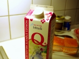 Q-melk, lett, dessverre bare 1% fett. 1,75 liter.