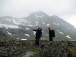 Anders og meg oppe i Svartdalen.