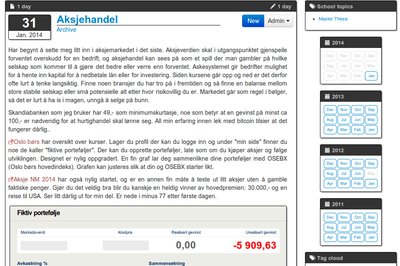 Versjon 10, flyttet over på Django og bruker Twitter bootstrap.