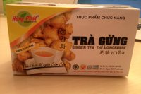 Ginger/ingefær-te. Blir enda bedre med fersk ingefær i.