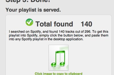 Of the 296 unique songs found so far, 140 was found on Spotify (compared to 60 last run)