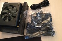 Modulbasert PSU. Viften går ikke ved lavt effektforbruk.