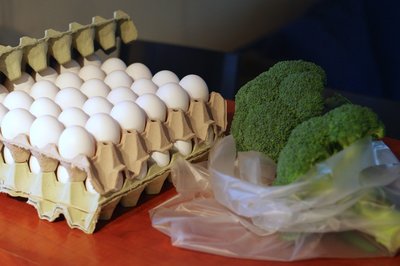 2 plater á 36 egg. Det er mye det!