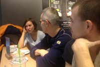 Ute å shopper i Kiel