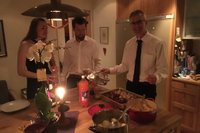 Hjemme i Skien på julaften.