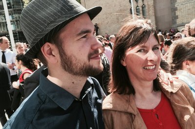 17. mai med bror og tante