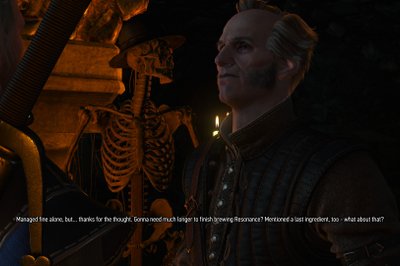 Regis, en gammel vampyrvenn av Geralt. Regis hjelper Geralt i jakten på Dettlaff (som står bak mordene).