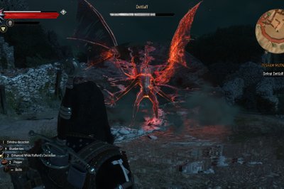 Her gjør Geralt slutt på Detlaff.