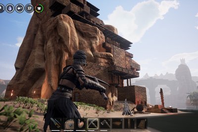 Basen sett fra bakkenivå