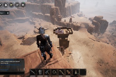 Utsikten på vei ned