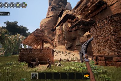 Bygde et stykke oppover før jeg gikk tilbake til en offentlig PVP-server