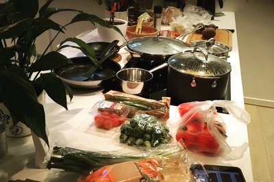 Forberedelser nyttårsmiddag