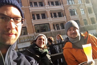 En tur ut i kulden i Bogstadveien