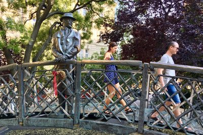 På vei mot Parlamentet