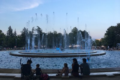 Vannfontene i sørenden av Margaretøya