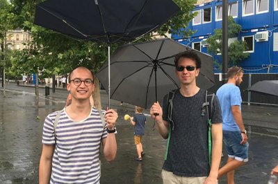 VI fikk en dag med ordentlig regn og vind (Det lønner seg å ha en kvalitets-paraply)