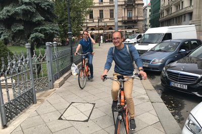 Lånte by-sykler via 