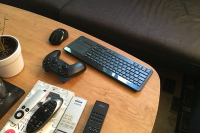 Tastatur, mus og gamepad til stue-PCen. For emulatorer og slikt.