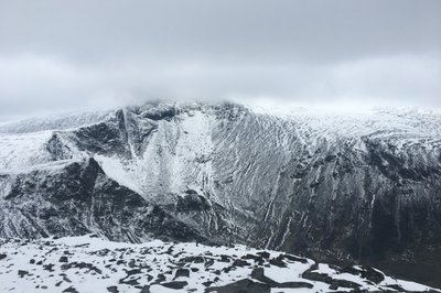 Mot Glittertinden (fra Ryggjehøe)