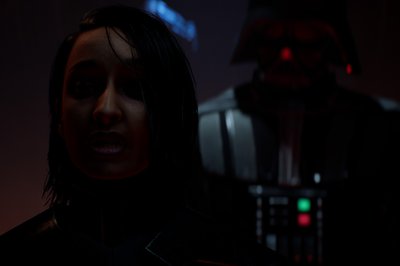 Man kan selvsagt ikke beseire Darth Vader i spillet, men man kan rømme.