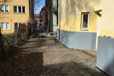 Dette bildet ble tatt rett før dreneringen skulle starte.