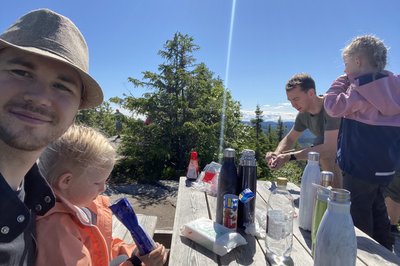 Skogstur første dagen