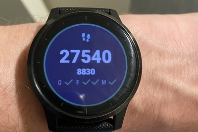 Det ble mye gåing. Tippet over 32.000 en av dagene.