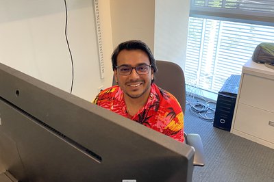 Kontoret der Vivek jobber fra