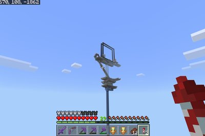 Gold farm high up in the air