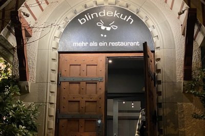 A dark dinner at Blinde Kuh the 2nd evening