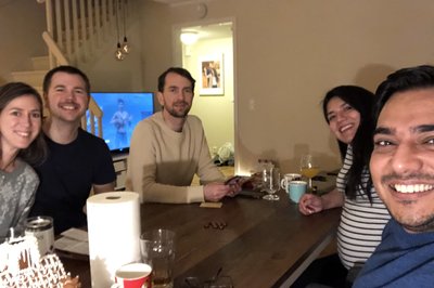 På besøk hos Stian og Gina