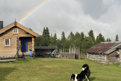 En kort tur på seter hvor vi red på hest