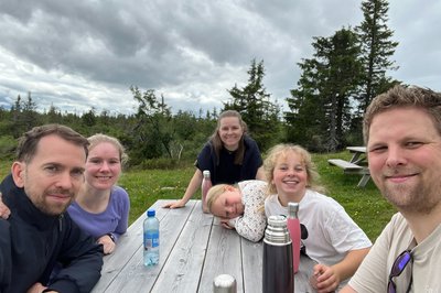 Tur med Gøran, Katrine og barna