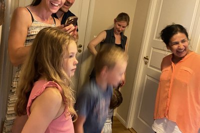 Overraskelse-babyshower for søster