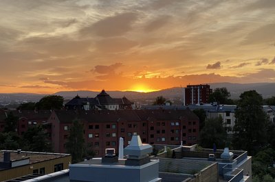 Utsikt fra balkongen