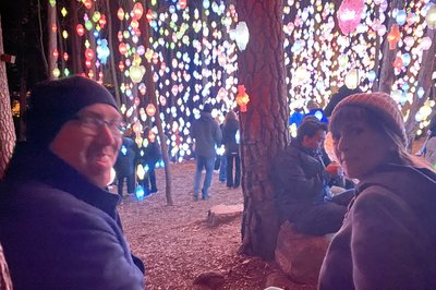 Lysshow i Ekebergparken