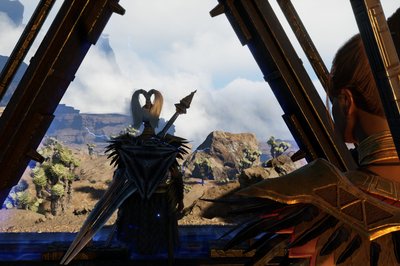 Ute i ørkenen hvor det er mye radioaktiv stråling