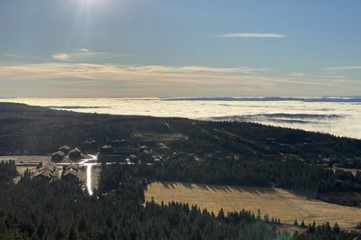 Utsikt ut over Hafjell