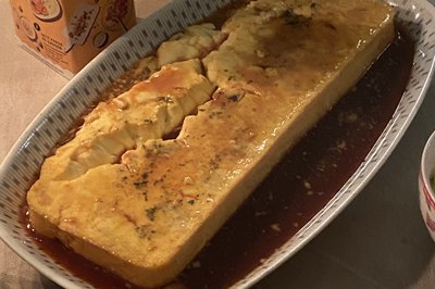 Karamellpudding etter oppskrift fra farmor. Smakte veldig godt.