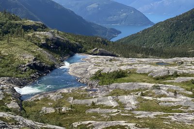 Utsikt mot Kinsarvik