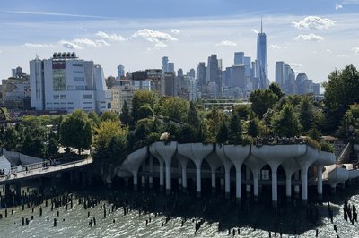 Little Island på vestsiden av Manhattan.